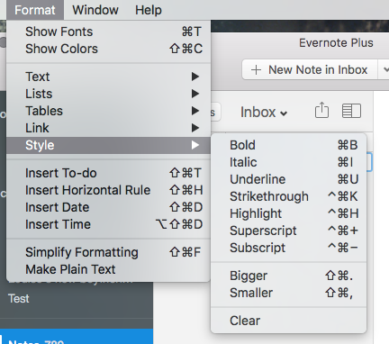 Lack of code formatting menu option